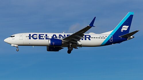 Boeing 737 TF-ICM operated by Icelandair