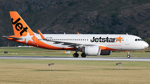 Airbus A320 NEO VH-A5B operated by Jetstar