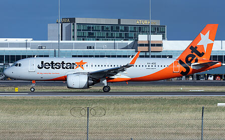 Airbus A320 NEO VH-A5E operated by Jetstar