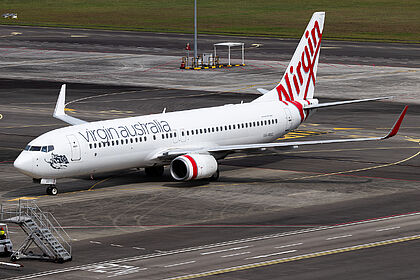Unknown VH-IWQ operated by Virgin Australia
