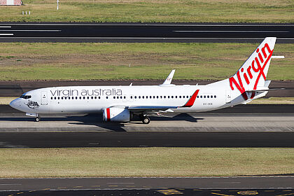 Boeing 737-800 VH-IXK operated by Virgin Australia