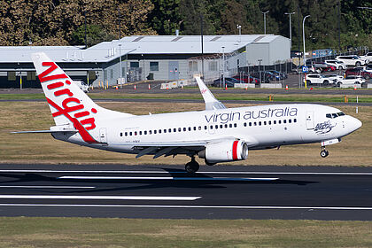 Unknown VH-NBV operated by Virgin Australia