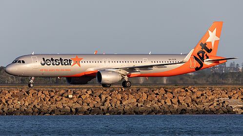 Unknown VH-OYR operated by Jetstar