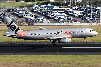 Unknown VH-VGJ operated by Jetstar