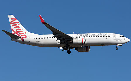 Unknown VH-VOO operated by Virgin Australia
