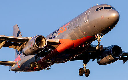 Unknown VH-VQC operated by Jetstar