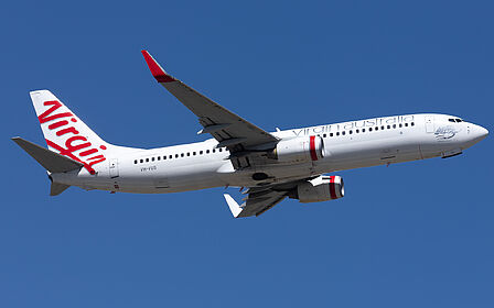 Unknown VH-VUS operated by Virgin Australia