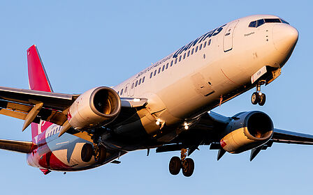 Unknown VH-VXR operated by Qantas