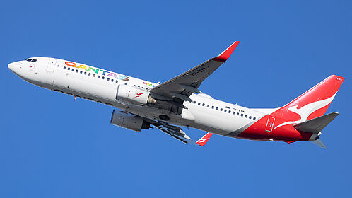 Unknown VH-VYK operated by Qantas