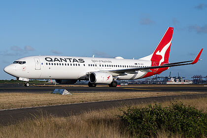 Unknown VH-VZT operated by Qantas