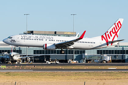 Unknown VH-YFL operated by Virgin Australia