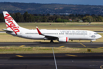 Boeing 737-800 VH-YFS operated by Virgin Australia
