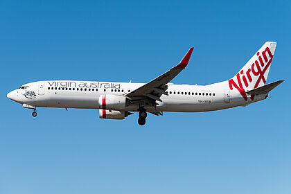 Boeing 737-800 (winglets) VH-YFW operated by Virgin Australia