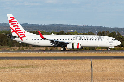 Boeing 737-800 (winglets) VH-YFZ operated by Virgin Australia