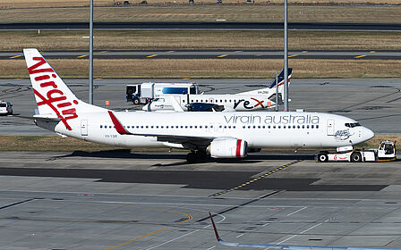 Unknown VH-YQR operated by Virgin Australia
