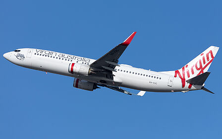 Unknown VH-YVC operated by Virgin Australia