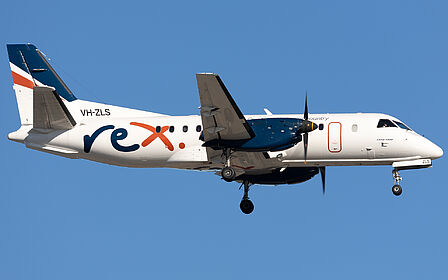 Saab 340 VH-ZLS operated by Rex Regional Express