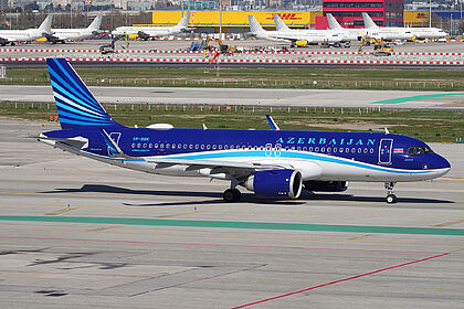 Airbus A320 NEO VP-BBK operated by AZAL Azerbaijan