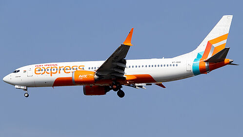 Boeing 737 MAX 8 VT-BXK operated by Air India Express