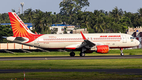 Airbus A320 VT-EXC operated by Air India Express