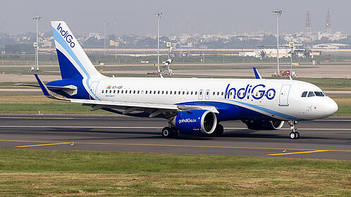 Unknown VT-IOF operated by IndiGo