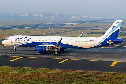 Airbus A320 VT-IWS operated by IndiGo