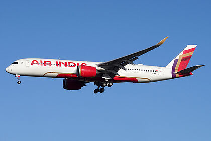 Airbus A350-900 VT-JRF operated by Air India