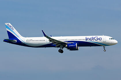 Airbus A320 VT-NHD operated by IndiGo