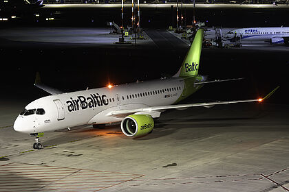 Airbus A220-300 YL-AAY operated by SWISS