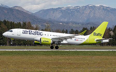 Airbus A220-300 YL-BTD operated by SWISS