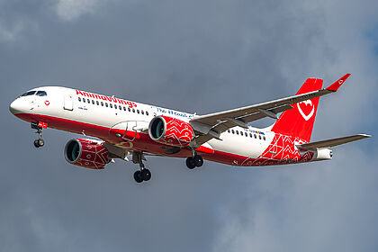 Airbus A220-300 YR-GUN operated by Animawings