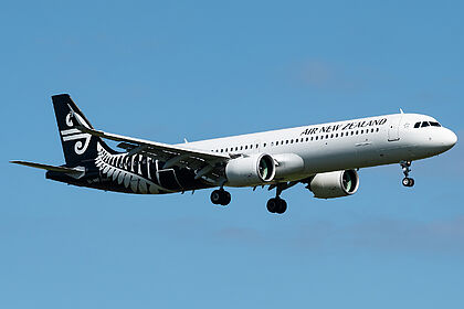 Airbus A321 NEO ZK-NND operated by Air New Zealand