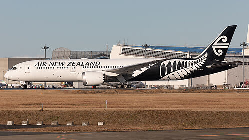 Unknown ZK-NZG operated by Air New Zealand