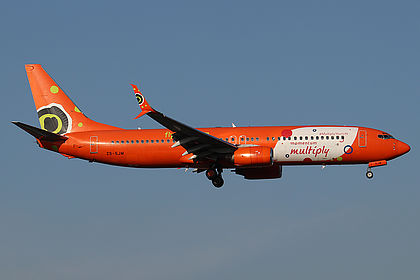 Boeing 737-800 ZS-SJM operated by Safair